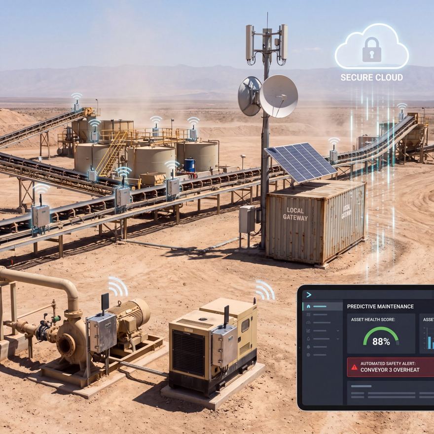 Remote industrial sites